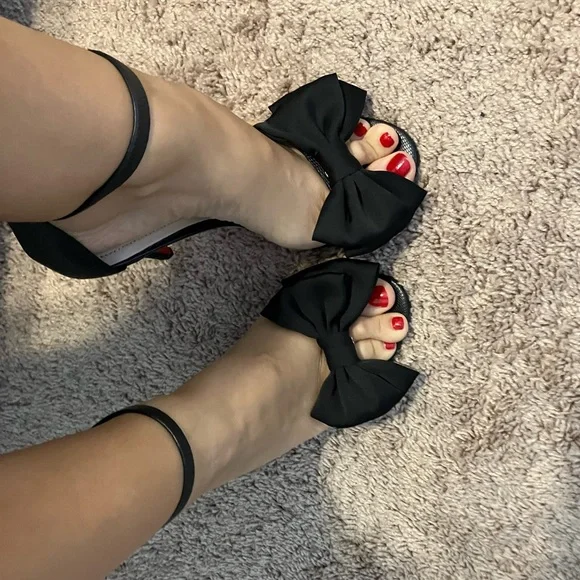 Aldo strappy stilettos with detachable bow - Picture 4 of 6